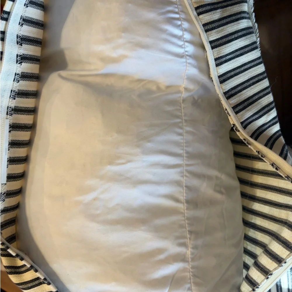 Striped Accent Pillows - Family & Blessed - Picture 5 of 6